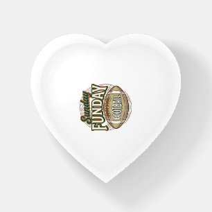 Sunday Funday Football Vintage Shirt Design_1 Paperweight