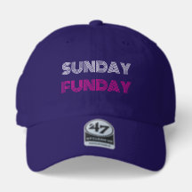 Sunday Funday Funny Personalize 47 Brand Hat