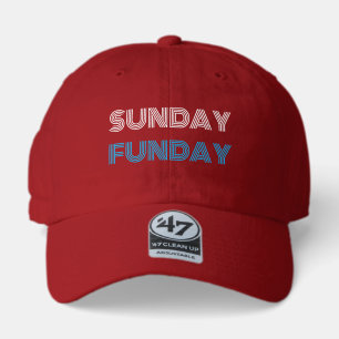 Sunday Funday Funny Personalize 47 Brand Hat