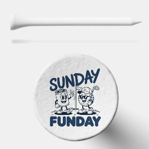 Sunday Funday Golf Funny Golfing Golfers Retro Tees