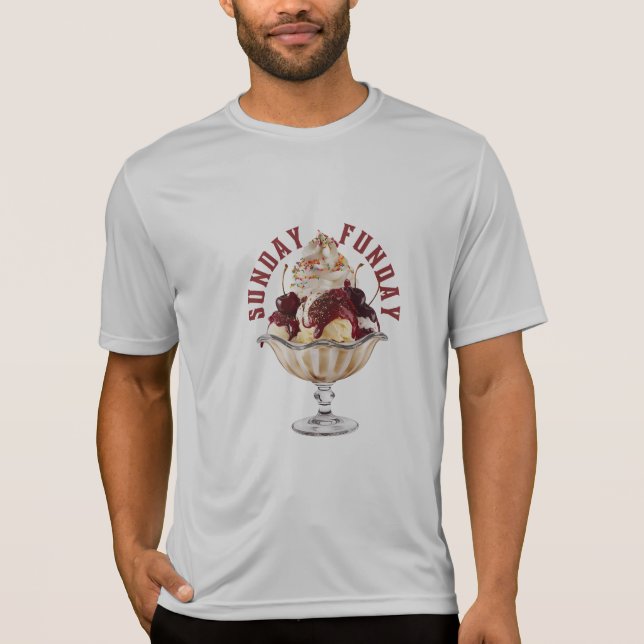 Sunday Funday Ice Cream T-Shirt (Front)