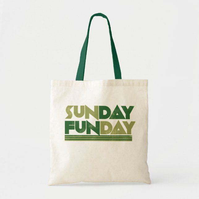 Sunday Funday Tote Bag (Front)