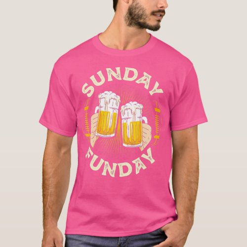 Sunday Funday  Vintage Fun Day Sports Design  35 T_Shirt