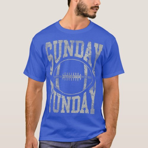 Sunday Funday  Vintage Fun Day Sports Design  66 T_Shirt