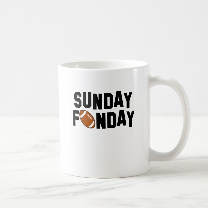 Sunday Funday with football Mugs