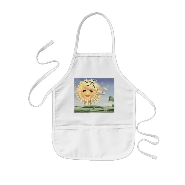 SUNDAY GOLF! KIDS' APRON (Front)