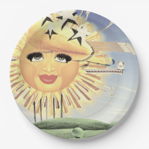 SUNDAY GOLF! PAPER PLATES