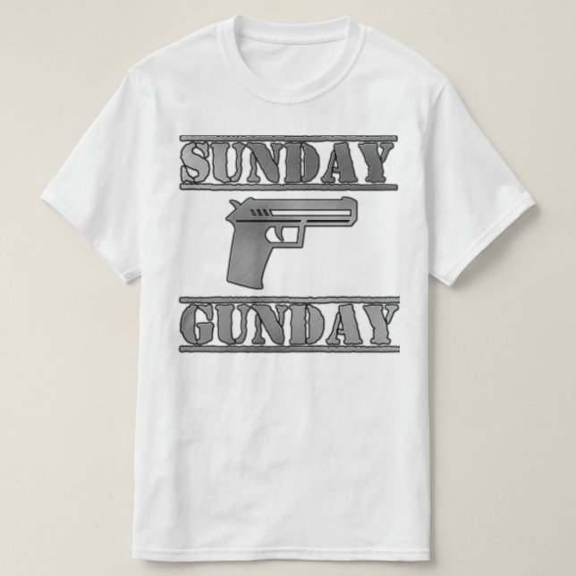 sunday gunday T-Shirt (Design Front)
