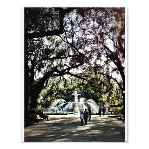 Sunday in Forsyth Park Savannah Photo Print