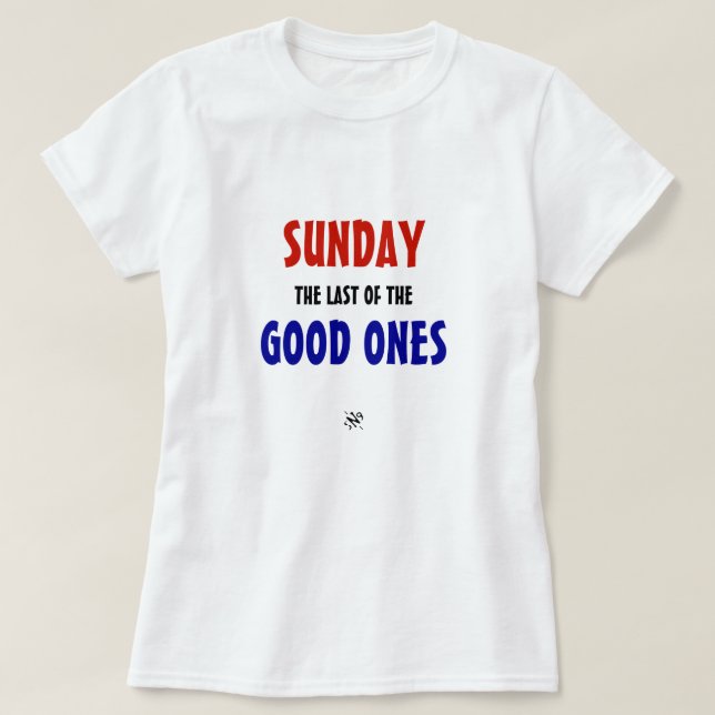 Sunday joke T-Shirt (Design Front)