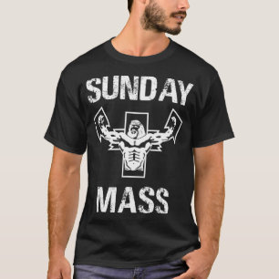 Sunday Mass Jesus Gym T-Shirt