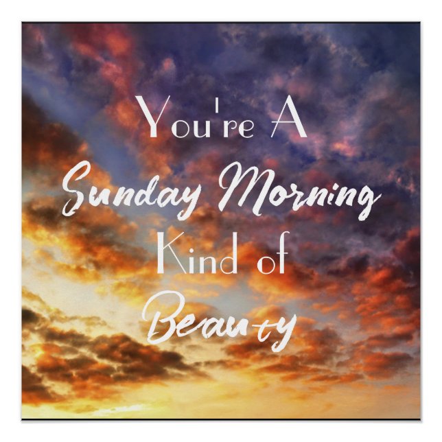 Sunday Morning Poster (Front)