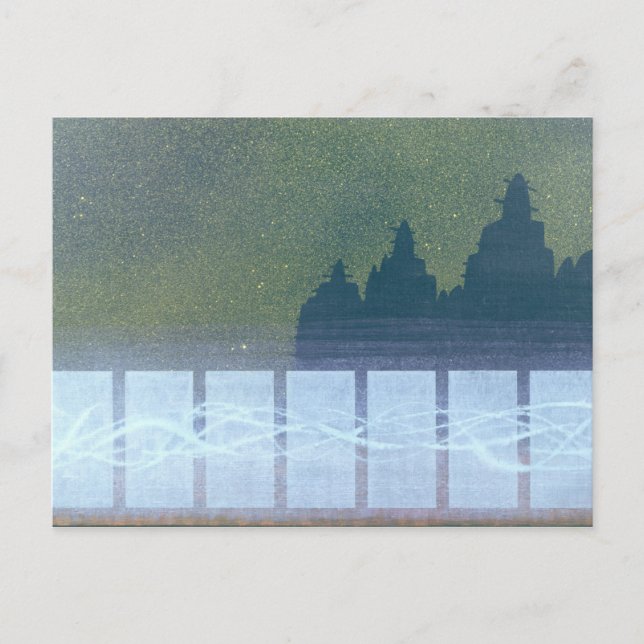 Sunday night Djenne Mali Postcard (Front)