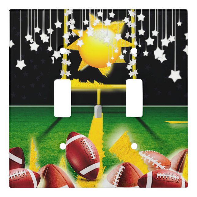 SUNDAY NIGHT FOOTBALL! LIGHT SWITCH COVER (Front)