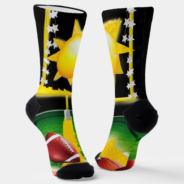 SUNDAY NIGHT FOOTBALL! SOCKS (Angled)