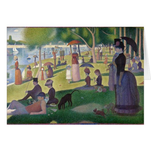 Sunday on La Grande Jatte Seurat Painting (Front Horizontal)