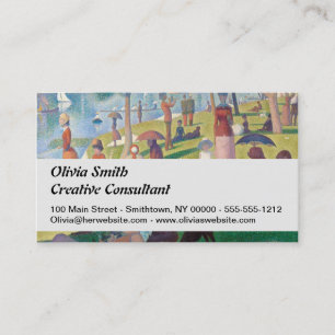 Sunday on La Grande Jatte Seurat Painting Business Card