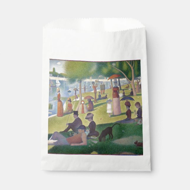 Sunday on La Grande Jatte Seurat Painting Favor Bag (Front)