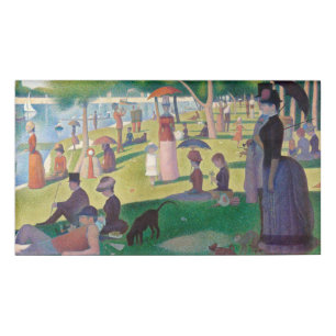 Sunday on La Grande Jatte Seurat Painting Name Tag