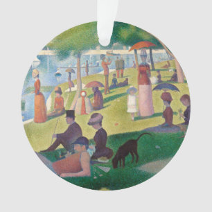 Sunday on La Grande Jatte Seurat Painting Ornament