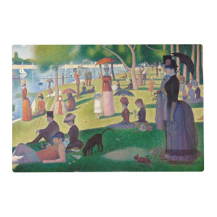 Sunday on La Grande Jatte Seurat Painting Placemat