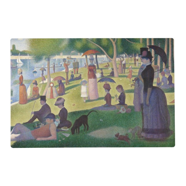 Sunday on La Grande Jatte Seurat Painting Placemat (Front)