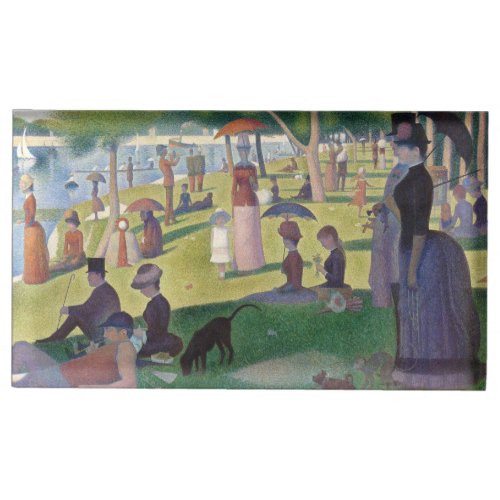 Sunday on La Grande Jatte Seurat Painting Table Card Holder
