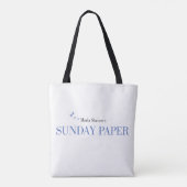 Sunday Paper Tote (Back)