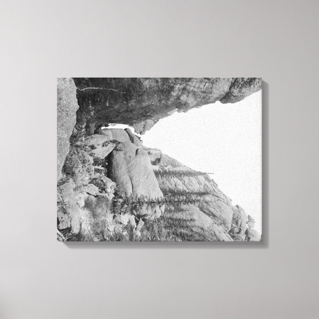 Sunday Picnic at the Gulch near Custer City Canvas Print (Front)