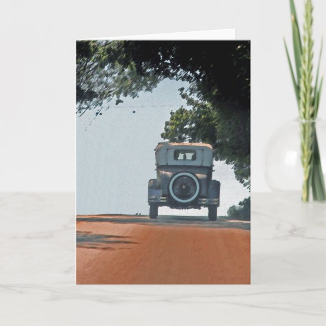 Sunday Ride Greeting Card (Front)