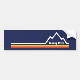 Sunday River Maine Bumper Sticker