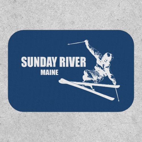 Sunday River Maine Skier Patch