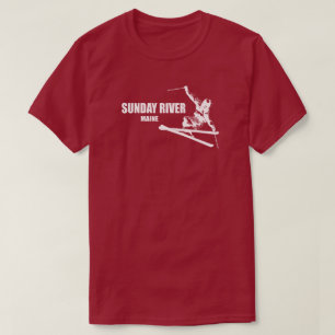 Sunday River Maine Skier T-Shirt