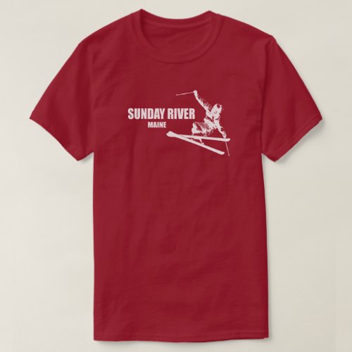 Sunday River Maine Skier T-Shirt