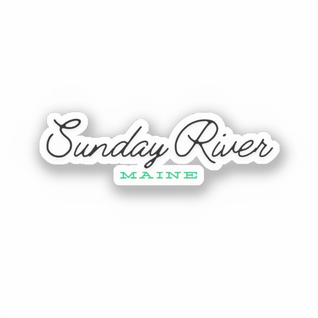 Sunday River Maine Sticker (Front)