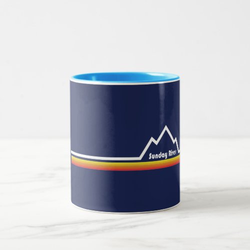 Sunday River Maine Two-Tone Coffee Mug