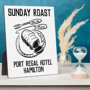 Sunday Roast Free-Standing Promotional Plaque