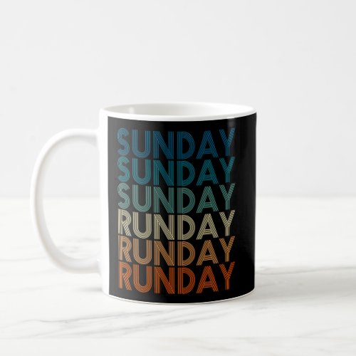 Sunday Runday Training Fitness Sport Coffee Mug
