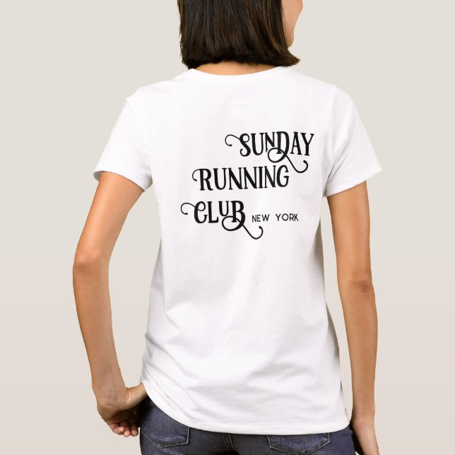 Sunday Running club Matching Group T-Shirt (Back)