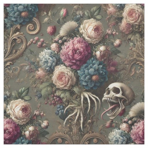 Sunday’s Cynic – Gothic Victorian Statement Tile Fabric