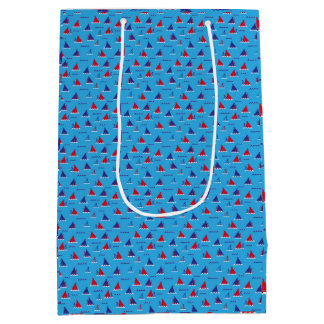 Sunday Sail Dark Medium Gift Bag