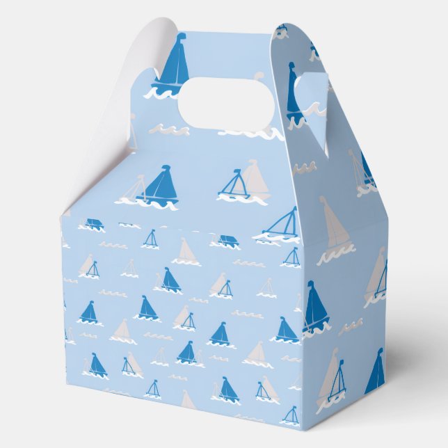 Sunday Sail light Favor Boxes (Front)