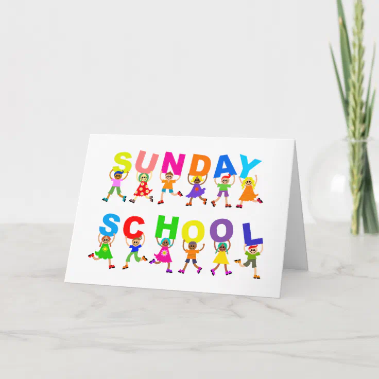 Sunday School Card | Zazzle