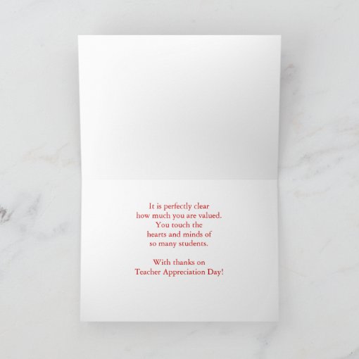 Sunday School Teacher Appreciation Day Awesome Card Zazzle