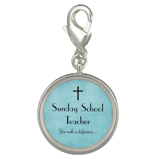Sunday School Teacher Charm (Front)