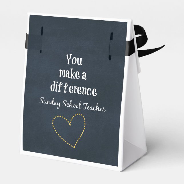 Sunday School Teacher Favor Boxes (Back Side)