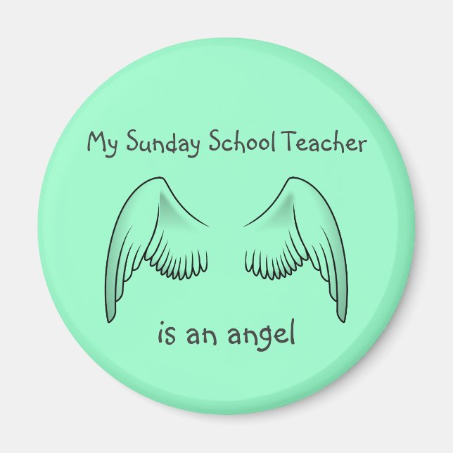 Sunday School Teacher Magnet (Front)