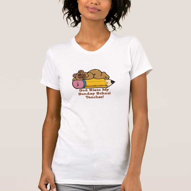 Sunday School Teacher Pencil T-Shirt (Front)