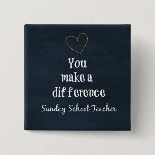 Sunday School Teachers Button
