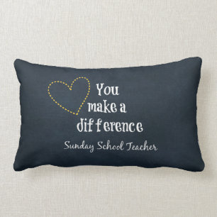 Sunday School Teachers Lumbar Pillow